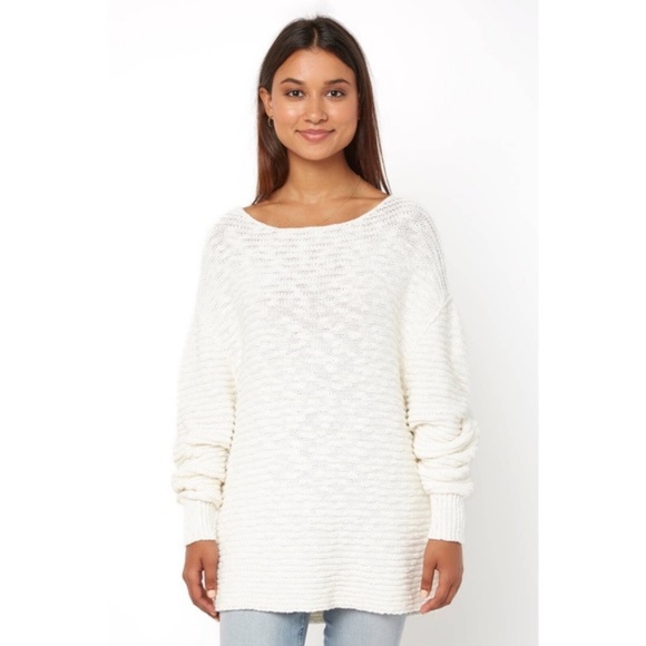 Free People Menace Sweater in Ivory XS - Picture 6 of 6